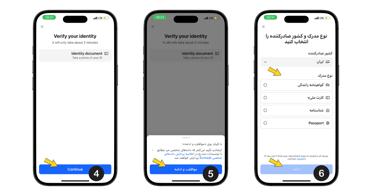 مراحل چهارم تا ششم احراز هویت آلپاری